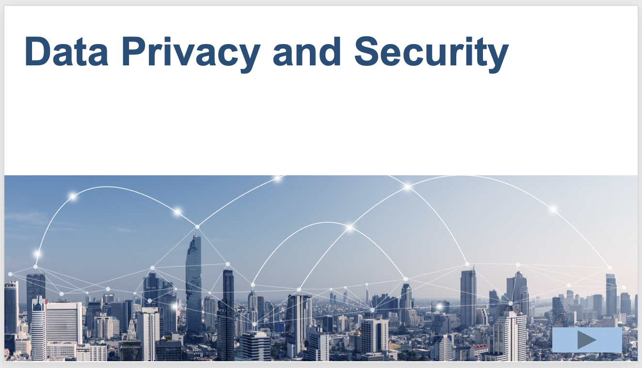 BT Slide Deck: Data Privacy and Security